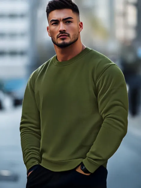 Online Herren Sweatshirt JS/2001-10Z Herren Sweatshirts Ohne Kapuze