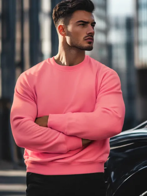 Clearance Herren Sweatshirt JS/2001-10Z Herren Sweatshirts Ohne Kapuze