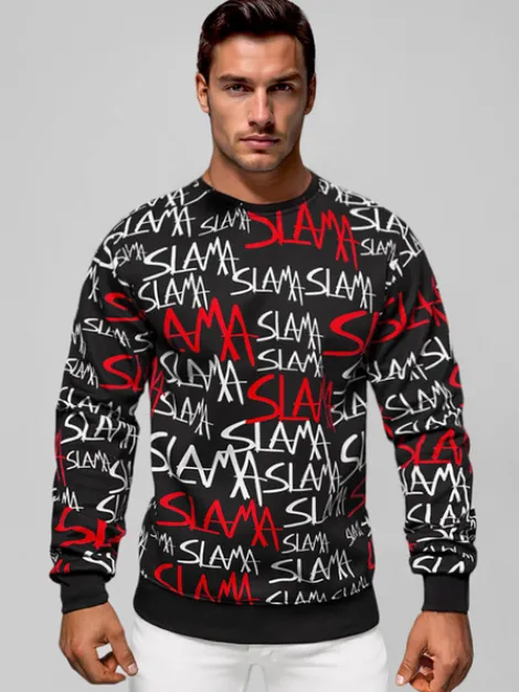 Fashion Herren Sweatshirt JS/8B1190/3 Herren Sweatshirts Mit Print | Sweatshirts Ohne Kapuze