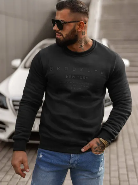 Online Herren Sweatshirt JS/8B1360/3 Herren Sweatshirts Mit Print | Sweatshirts Ohne Kapuze