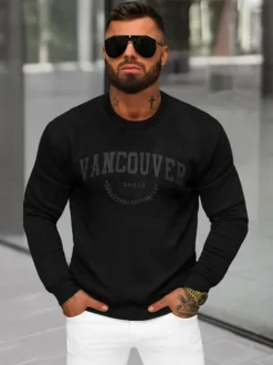 Clearance Herren Sweatshirt JS/8B1363/3 Herren Sweatshirts Mit Print | Sweatshirts Ohne Kapuze