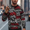 Online Herren Sweatshirt JS/8B1190/3Z Herren Sweatshirts Mit Print | Sweatshirts Ohne Kapuze