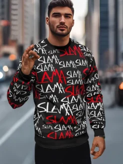 Online Herren Sweatshirt JS/8B1190/3Z Herren Sweatshirts Mit Print | Sweatshirts Ohne Kapuze