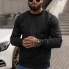 New Herren Sweatshirt JS/8B1358/3 Herren Sweatshirts Mit Print | Sweatshirts Ohne Kapuze