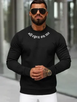 Fashion Herren Sweatshirt O/P2027Z Herren Sweatshirts Mit Print | Sweatshirts Ohne Kapuze