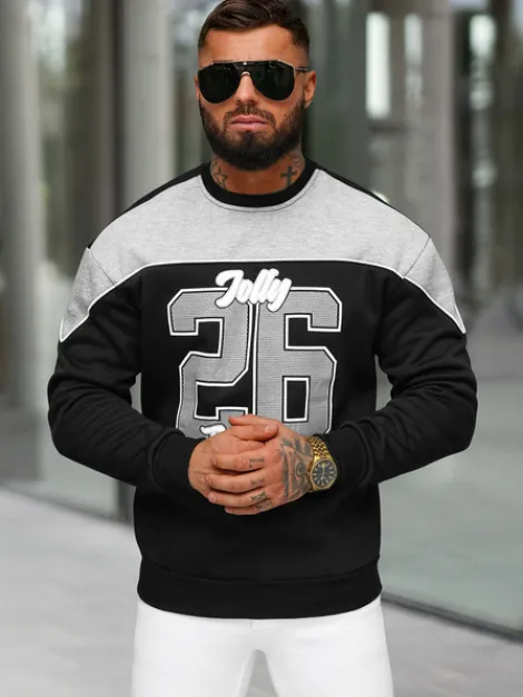 Sale Herren Sweatshirt O/RR250005 Herren Sweatshirts Mit Print | Sweatshirts Ohne Kapuze