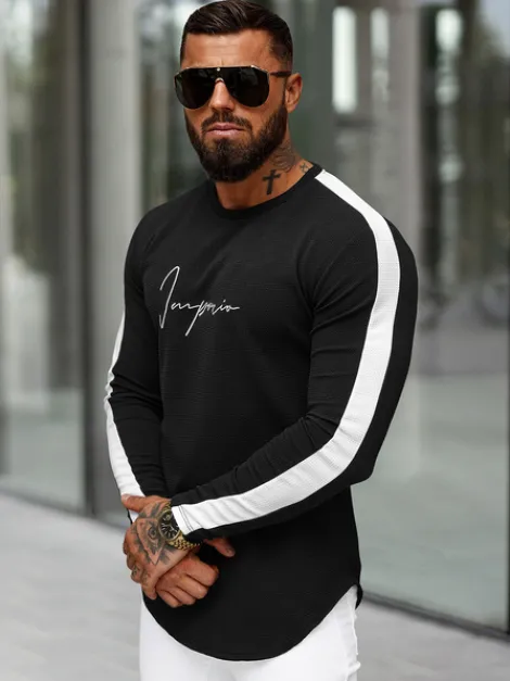 Outlet Herren Sweatshirt O/D7197Z Herren Sweatshirts Mit Print | Sweatshirts Ohne Kapuze
