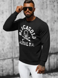 Fashion Herren Sweatshirt NB/MF2013 Herren Sweatshirts Mit Print | Sweatshirts Ohne Kapuze
