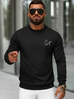 Fashion Herren Sweatshirt O/P2031Z Herren Sweatshirts Mit Print | Sweatshirts Ohne Kapuze