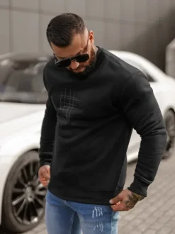 Clearance Herren Sweatshirt JS/8B1361/3 Herren Sweatshirts Mit Print | Sweatshirts Ohne Kapuze