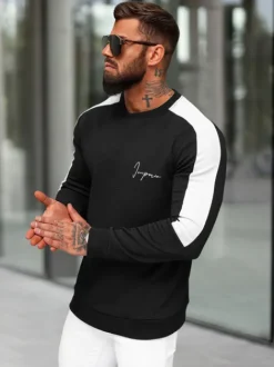 Online Herren Sweatshirt O/P2033Z Herren Sweatshirts Mit Print | Sweatshirts Ohne Kapuze