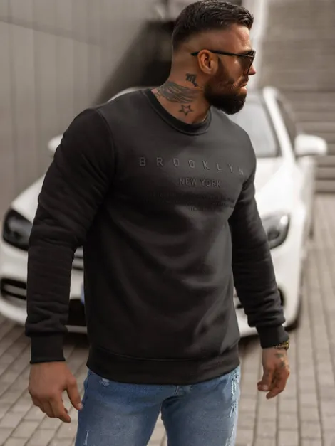 Online Herren Sweatshirt JS/8B1360/3 Herren Sweatshirts Mit Print | Sweatshirts Ohne Kapuze