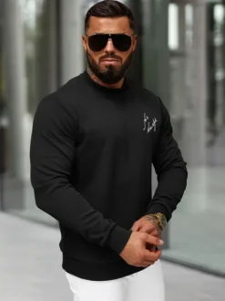Fashion Herren Sweatshirt O/P2031Z Herren Sweatshirts Mit Print | Sweatshirts Ohne Kapuze