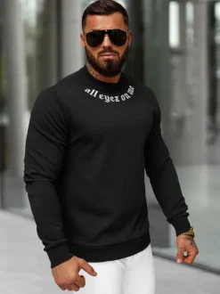 Fashion Herren Sweatshirt O/P2027Z Herren Sweatshirts Mit Print | Sweatshirts Ohne Kapuze