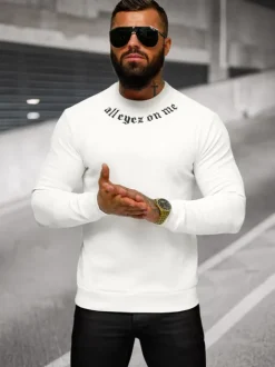 Hot Herren Sweatshirt O/P2027 Herren Sweatshirts Mit Print | Sweatshirts Ohne Kapuze