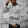 Outlet Herren Sweatshirt JS/8B1131/1 Herren Sweatshirts Mit Print | Sweatshirts Ohne Kapuze