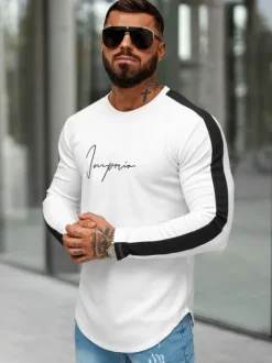 New Herren Sweatshirt O/D7197Z Herren Sweatshirts Mit Print | Sweatshirts Ohne Kapuze