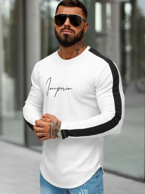 New Herren Sweatshirt O/D7197Z Herren Sweatshirts Mit Print | Sweatshirts Ohne Kapuze