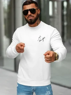 Hot Herren Sweatshirt O/P2031Z Herren Sweatshirts Mit Print | Sweatshirts Ohne Kapuze