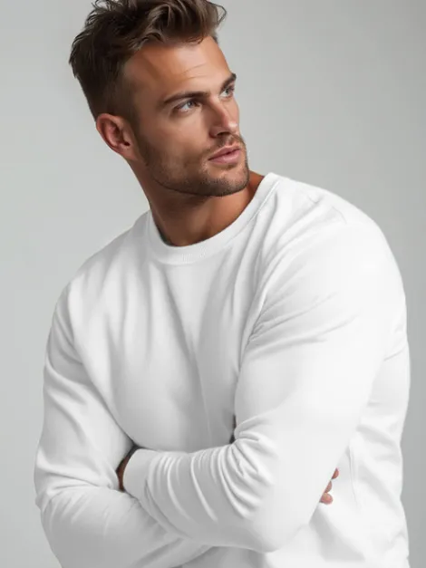 Clearance Herren Sweatshirt JS/2001-10Z Herren Sweatshirts Ohne Kapuze