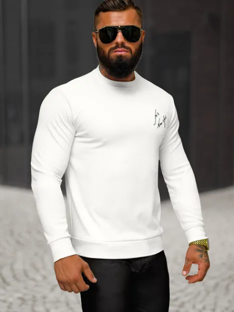 Online Herren Sweatshirt O/P2031 Herren Sweatshirts Mit Print | Sweatshirts Ohne Kapuze