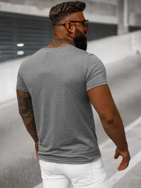 Clearance Herren T-shirt Anthrazit JS/712007Z Herren T-shirts Ohne Print