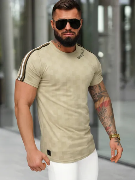 Hot Herren T-shirt O/QS11621 Herren T-shirts Mit Print