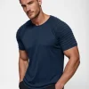 Hot Herren T-shirt Dunkelblau JS/8T88/25 Herren T-shirts Ohne Print