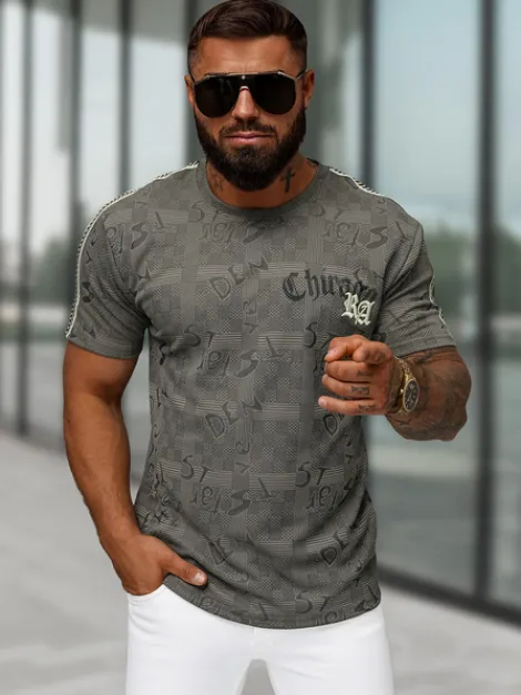 Outlet Herren T-shirt O/QQ1550 Herren T-shirts Mit Print