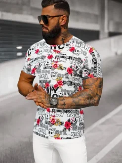 Online Herren T-shirt O/BL63Z Herren T-shirts Mit Print