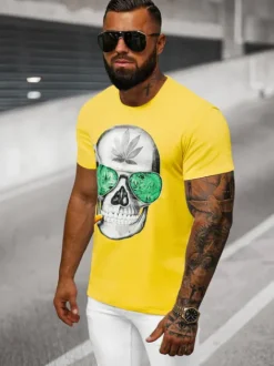 Online Herren T-shirt JS/Y70019 Herren T-shirts Mit Print