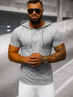 Hot Herren T-shirt JS/8T89/2 Herren T-shirts Mit Kapuze | T-shirts Ohne Print
