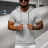Online Herren T-shirt JS/8T955/2 Herren T-shirts Mit Kapuze | T-shirts Ohne Print