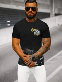 New Herren T-Shirt JS/S985/2Z Herren T-shirts Mit Print