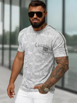 Best Herren T-shirt O/QQ1550 Herren T-shirts Mit Print