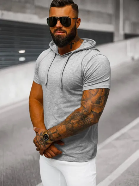 Hot Herren T-shirt JS/8T89/2 Herren T-shirts Mit Kapuze | T-shirts Ohne Print