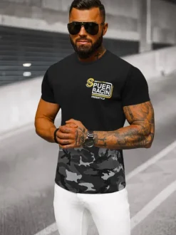 New Herren T-Shirt JS/S985/2Z Herren T-shirts Mit Print