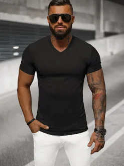 Online Herren T-Shirt NB/MT3099 Herren T-shirts Ohne Print | T-shirts Mit V-ausschnitt