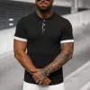 Outlet Herren T-shirt O/M011 Herren T-shirts Ohne Print