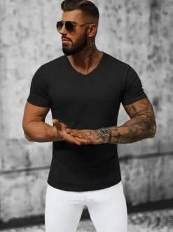 Clearance Herren T-shirt JS/712007Z Herren T-shirts Ohne Print