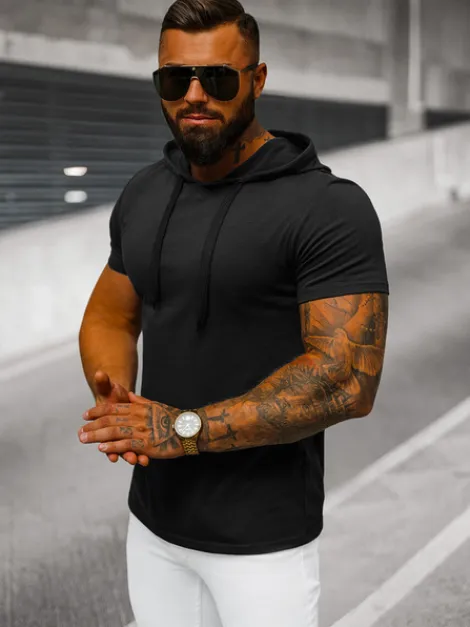 Outlet Herren T-shirt JS/8T89/3 Herren T-shirts Mit Kapuze | T-shirts Ohne Print