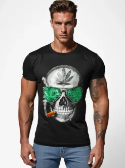 Online Herren T-shirt JS/Y70019Z Herren T-shirts Mit Print