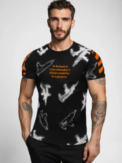 Fashion Herren T-shirt O/MPO3471Z Herren T-shirts Mit Print