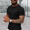 New Herren T-shirt O/QQ1388 Herren T-shirts Mit Print