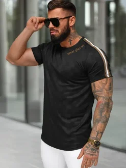 Best Herren T-shirt O/QS11621 Herren T-shirts Mit Print