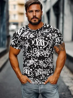 Sale Herren T-shirt JS/8T1216/3Z Herren T-shirts Mit Print