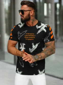 Best Herren T-shirt O/MPO3471 Herren T-shirts Mit Print