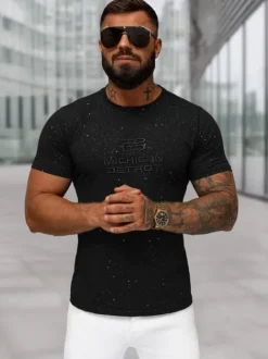 Clearance Herren T-shirt O/QQ1389 Herren T-shirts Mit Print