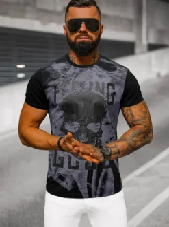 Best Herren T-shirt O/T126/3Z Herren T-shirts Mit Print