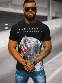 Outlet Herren T-shirt O/T127/3Z Herren T-shirts Mit Print